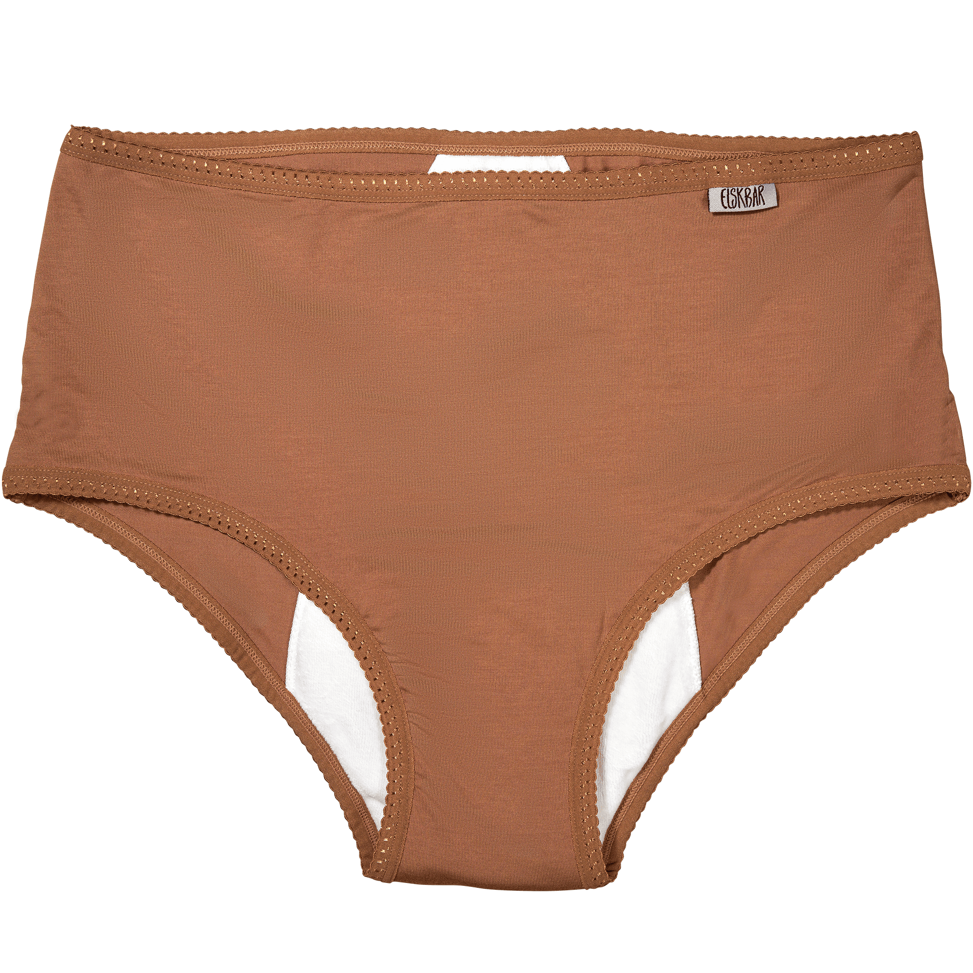 High-waisted periode underwear in TENCEL - Heavy Flow - Amber 